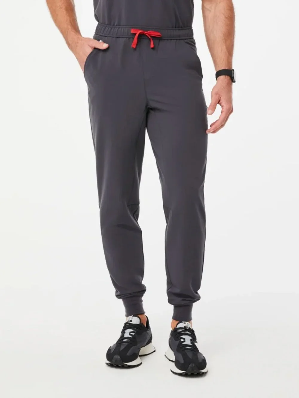 FIGS Tansen Jogger Scrub 5 Pocket Pants Charcoal Grey (PO #1873), sz Small Short